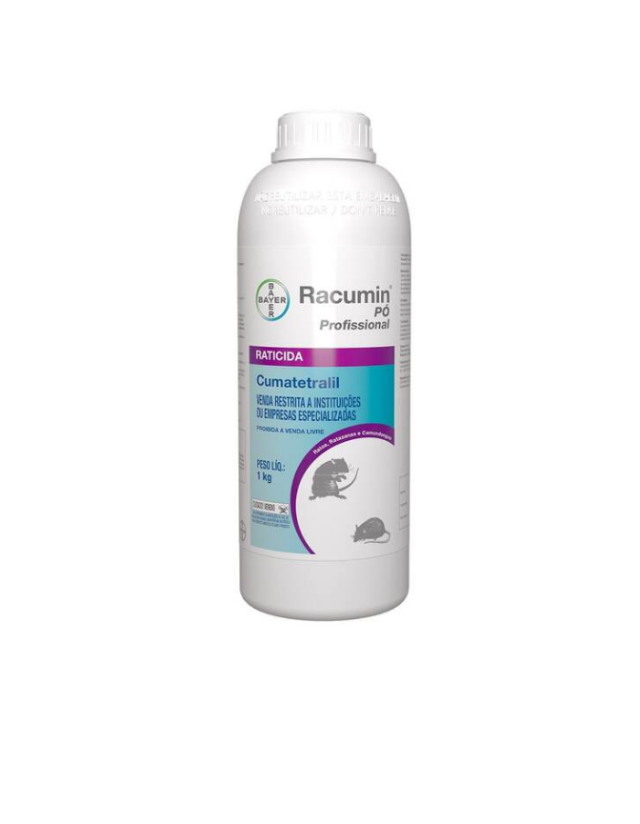 Racumin Pó 1 Kg Bayer veneno p/rato pó de contato