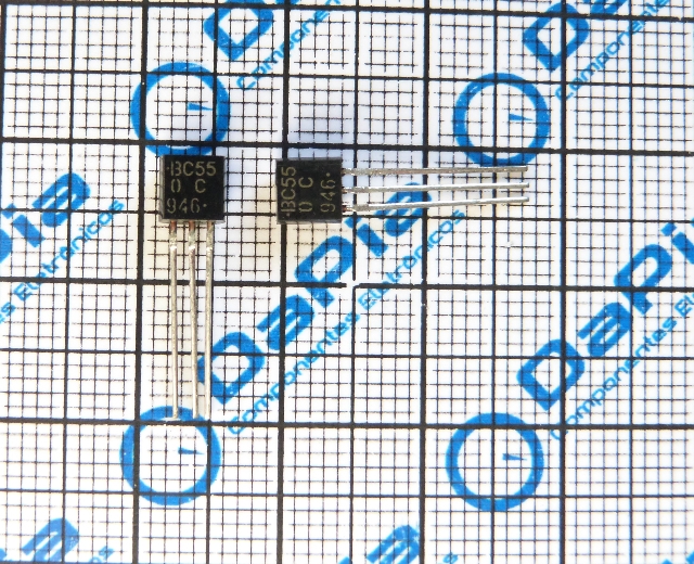 Transistor BC550C - Pack com 5 unidades por R$8,00